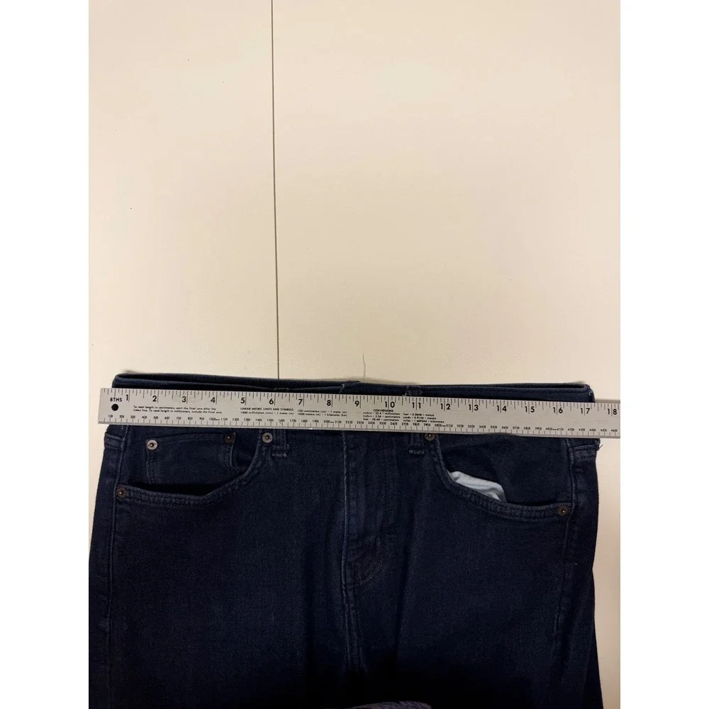 Banana Republic Mens‎ 33x32 Dark Wash Travel Jean Slim Fit Denim Pants